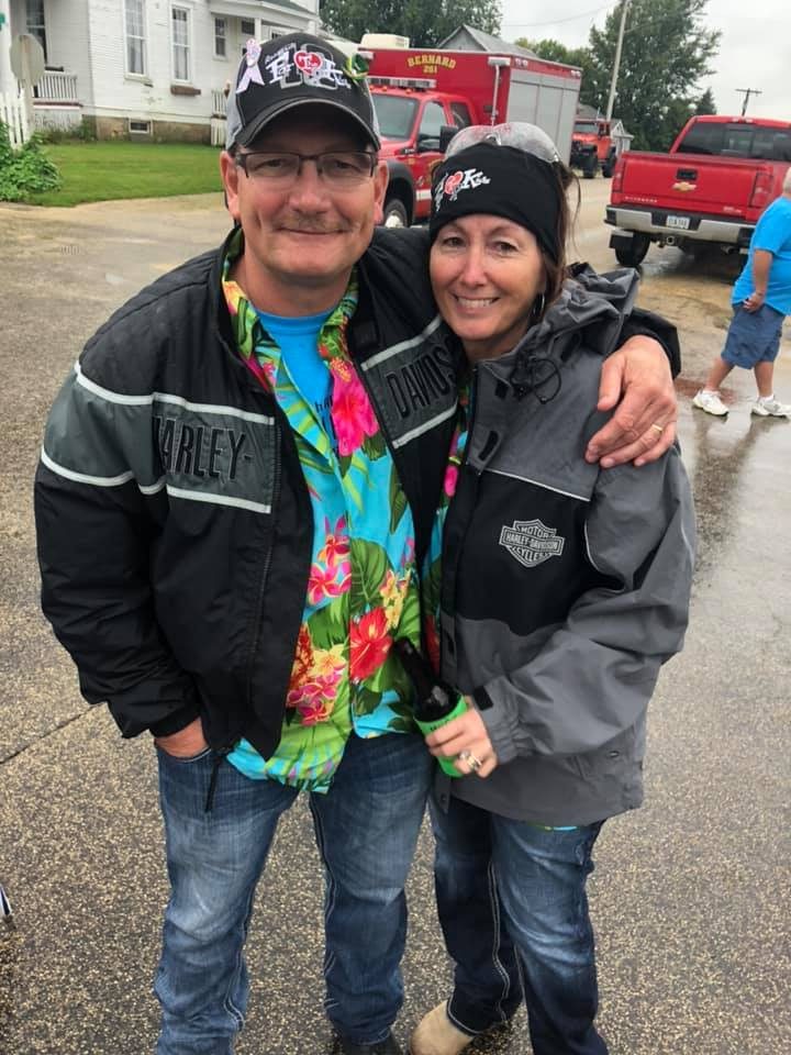 Mark and Julie Reiss at the 2019 ride