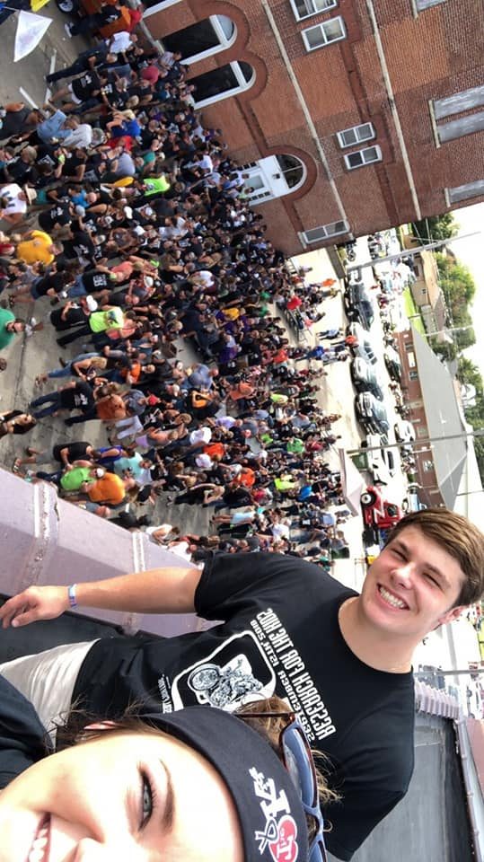 Riders at the 10th annual Research For The Kids poker run